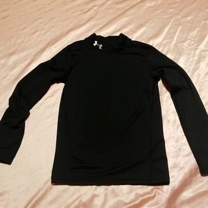 Youth Fitted Mock Neck Long Sleeve
